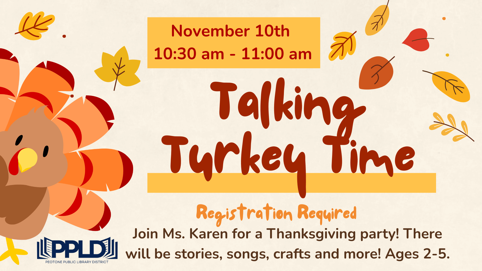 Talking Turkey TIme Nov 2025